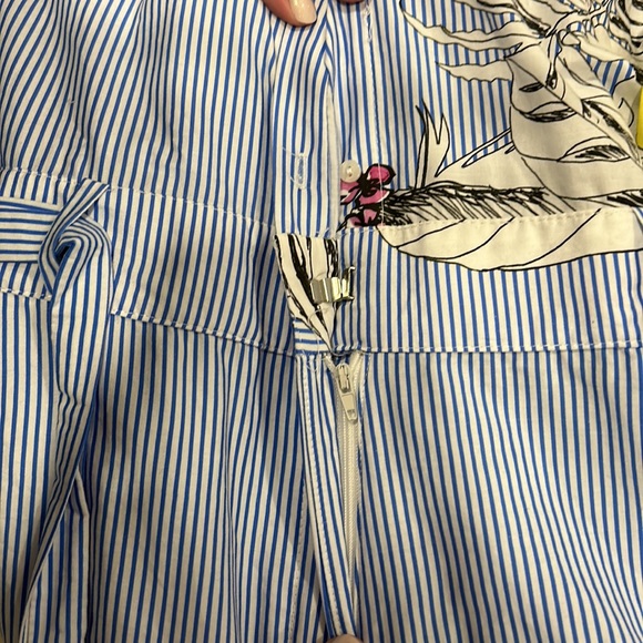 ZARA STRIPPED ROMPER - Picture 4 of 4